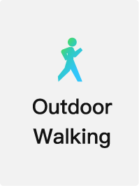 Outdoor Walking activity icon for activity tracking